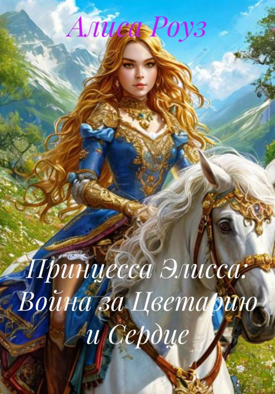Обложка книги «Принцесса Элисса: Война за Цветарию и Сердце»