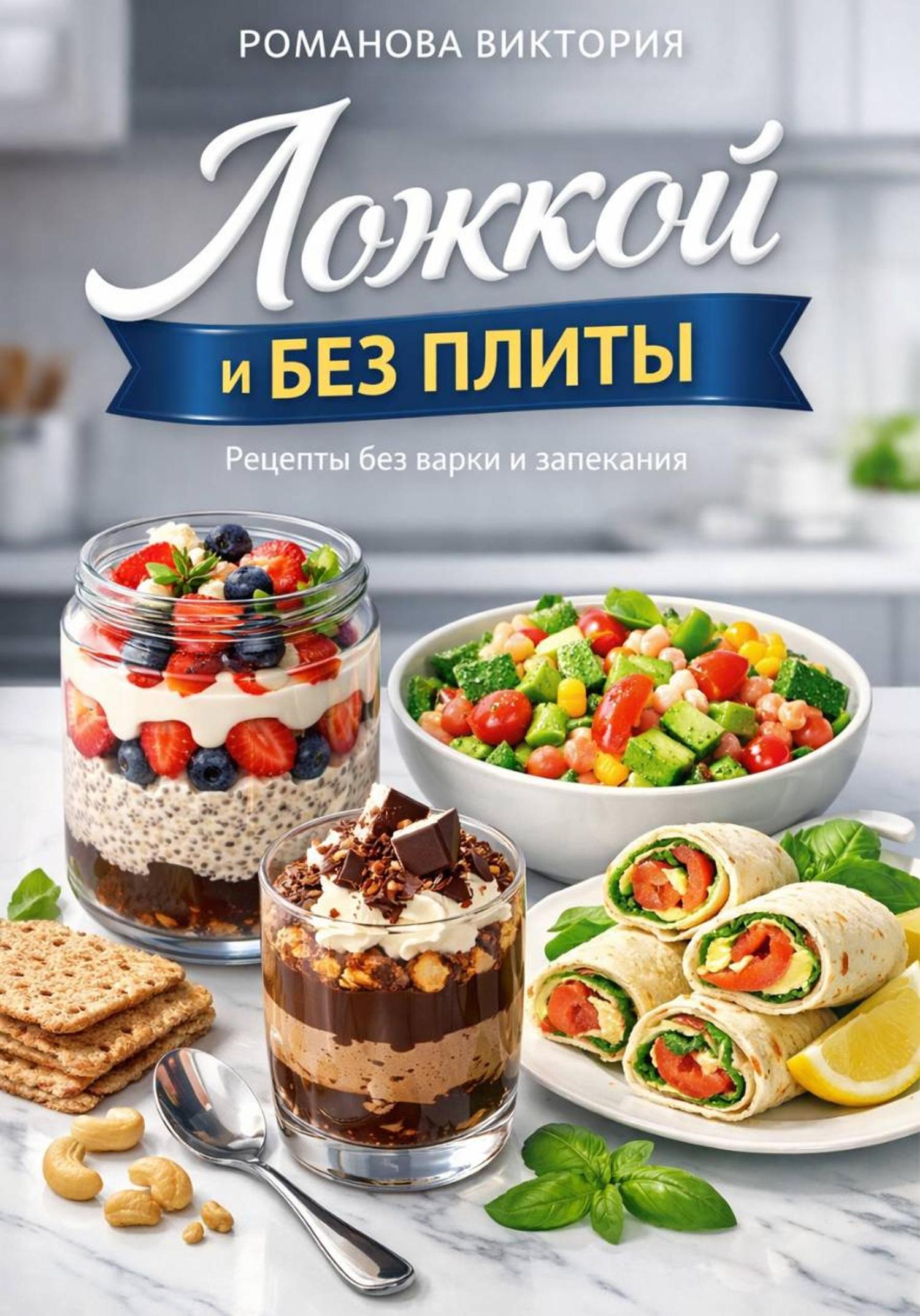 Обложка книги «Ложкой и без плиты»