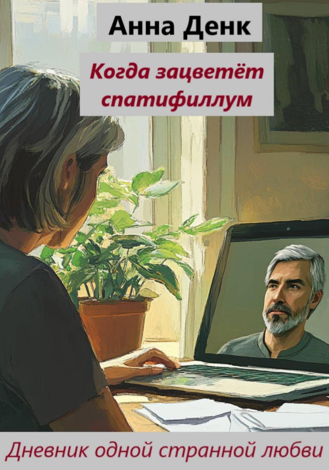 Обложка книги «Когда зацветет спатифиллум. Дневник одной странной любви»