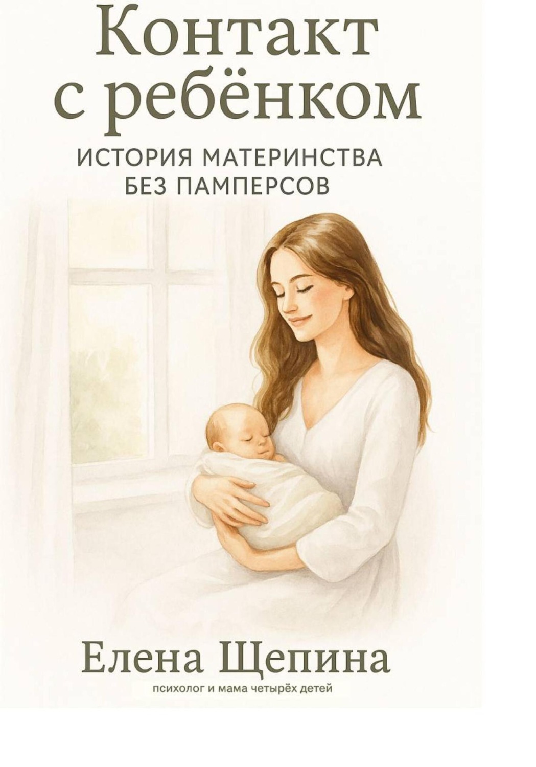 Обложка книги «Контакт с ребёнком: история материнства без памперсов»