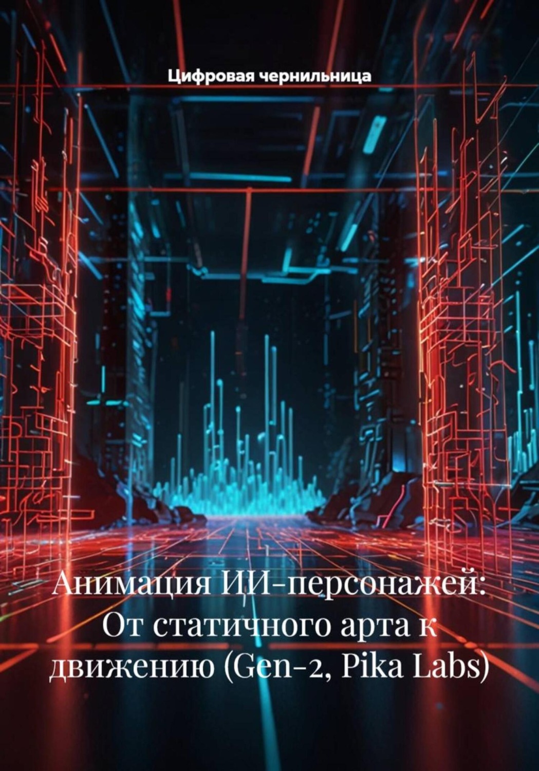 Обложка книги «Анимация ИИ-персонажей: От статичного арта к движению (Gen-2, Pika Labs)»