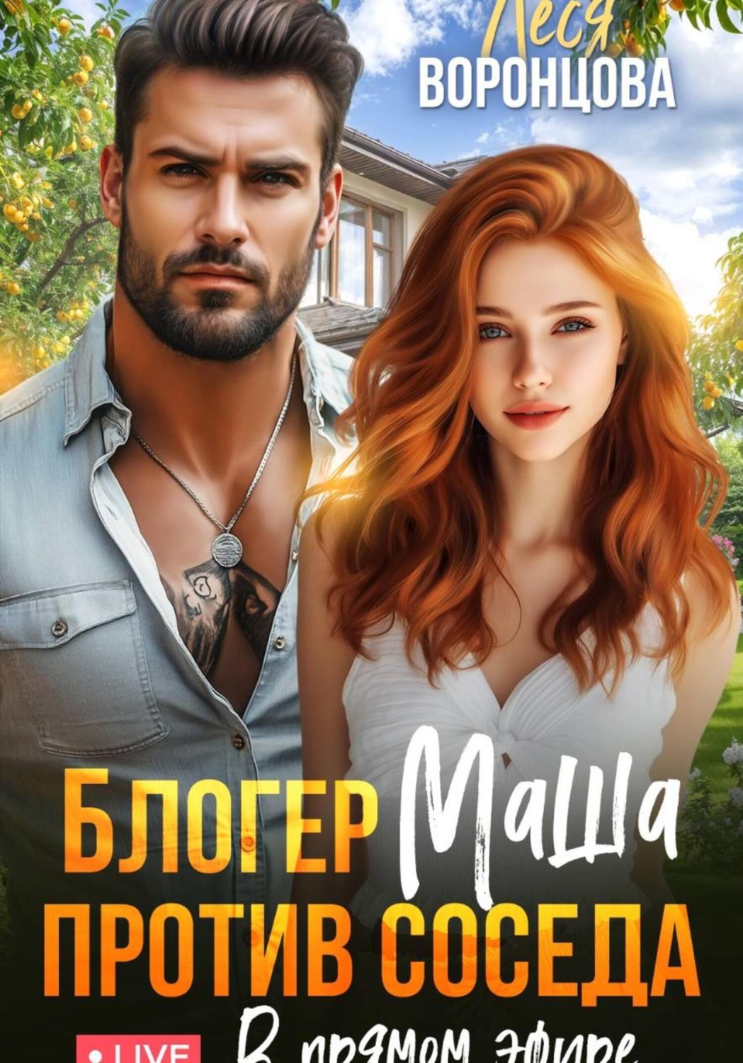 Обложка книги «Блогер Маша против соседа. В прямом эфире»