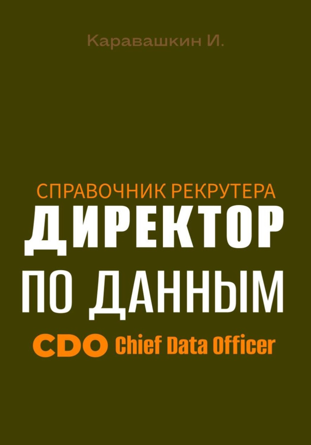 Обложка книги «Справочник рекрутера: CDO Директор по данным»