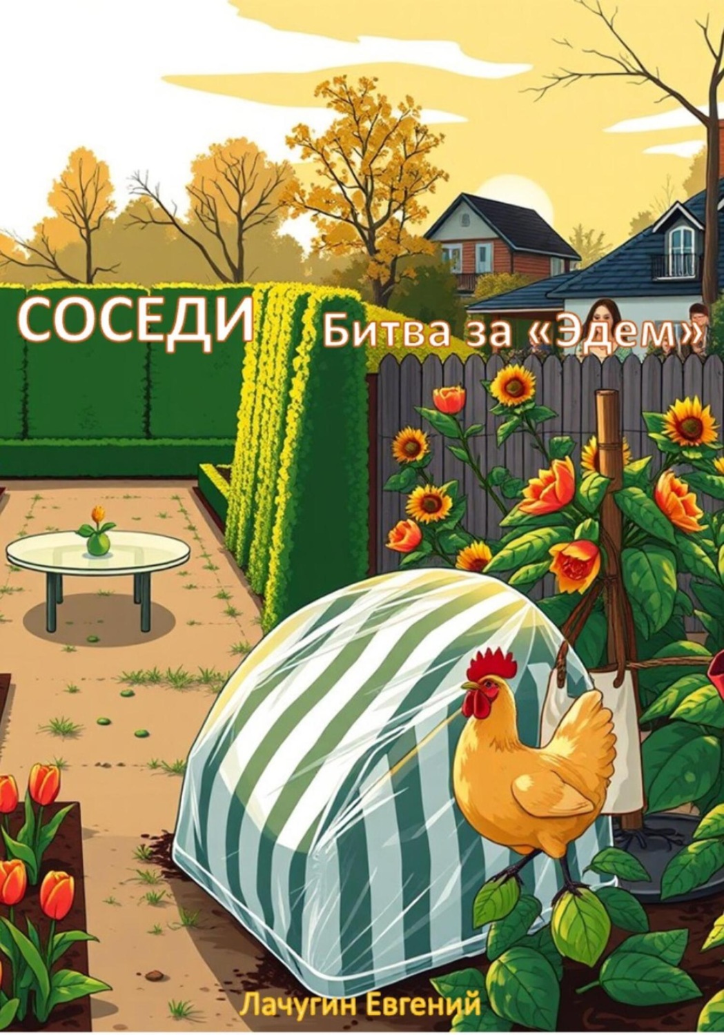 Обложка книги «Соседи. Битва за «Эдем»»