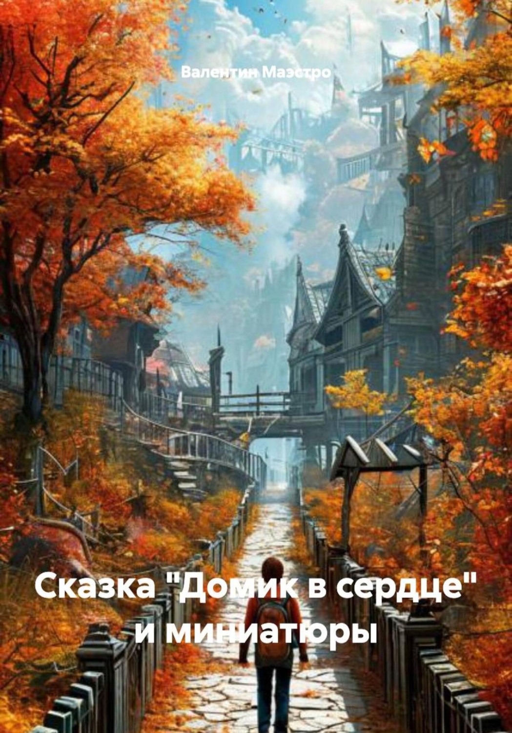 Обложка книги «Сказка «Домик в сердце» и миниатюры»