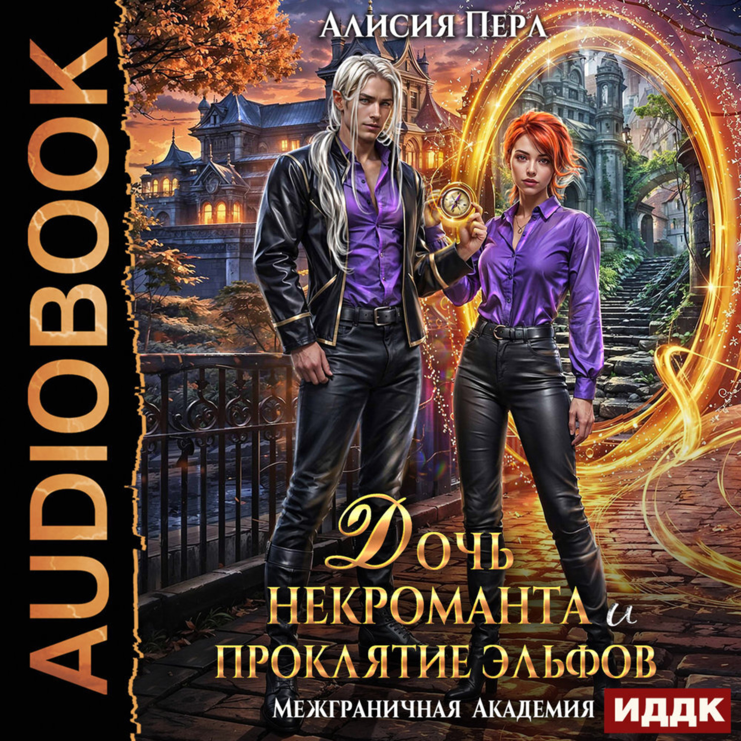 Обложка книги «Межграничная Академия. Дочь некроманта и проклятие эльфов»