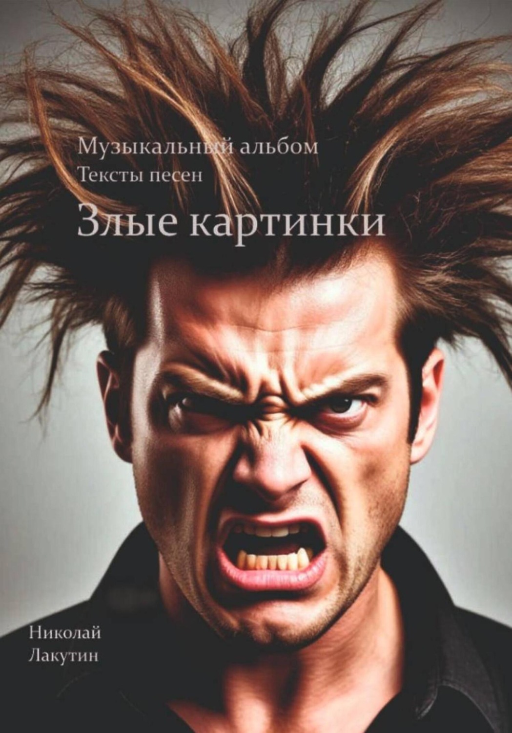 Обложка книги «Злые картинки. Музыкальный альбом. Тексты песен»