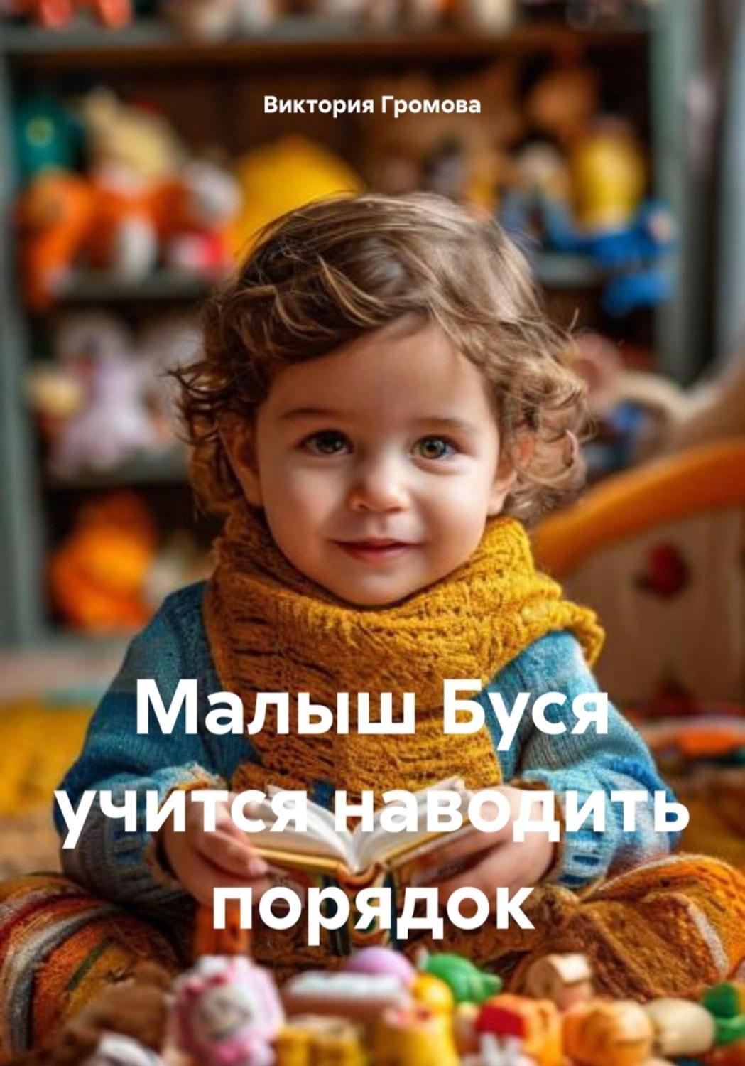 Обложка книги «Малыш Буся учится наводить порядок»