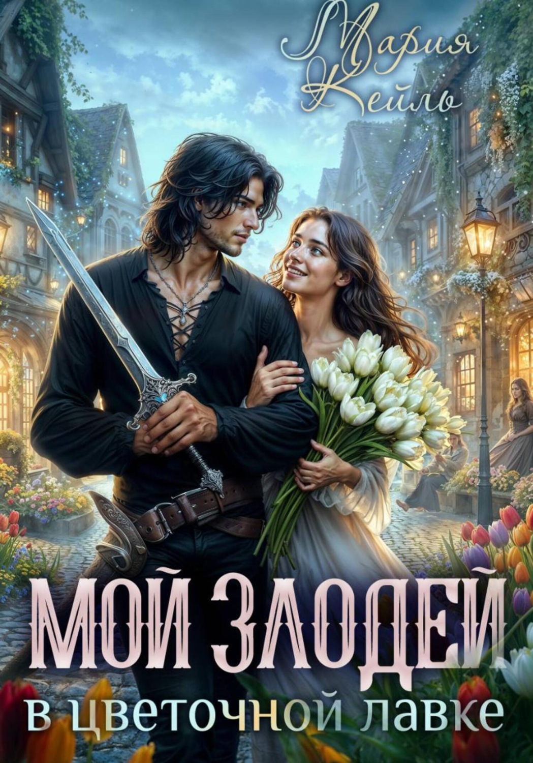 Обложка книги «Злодей в цветочной лавке»