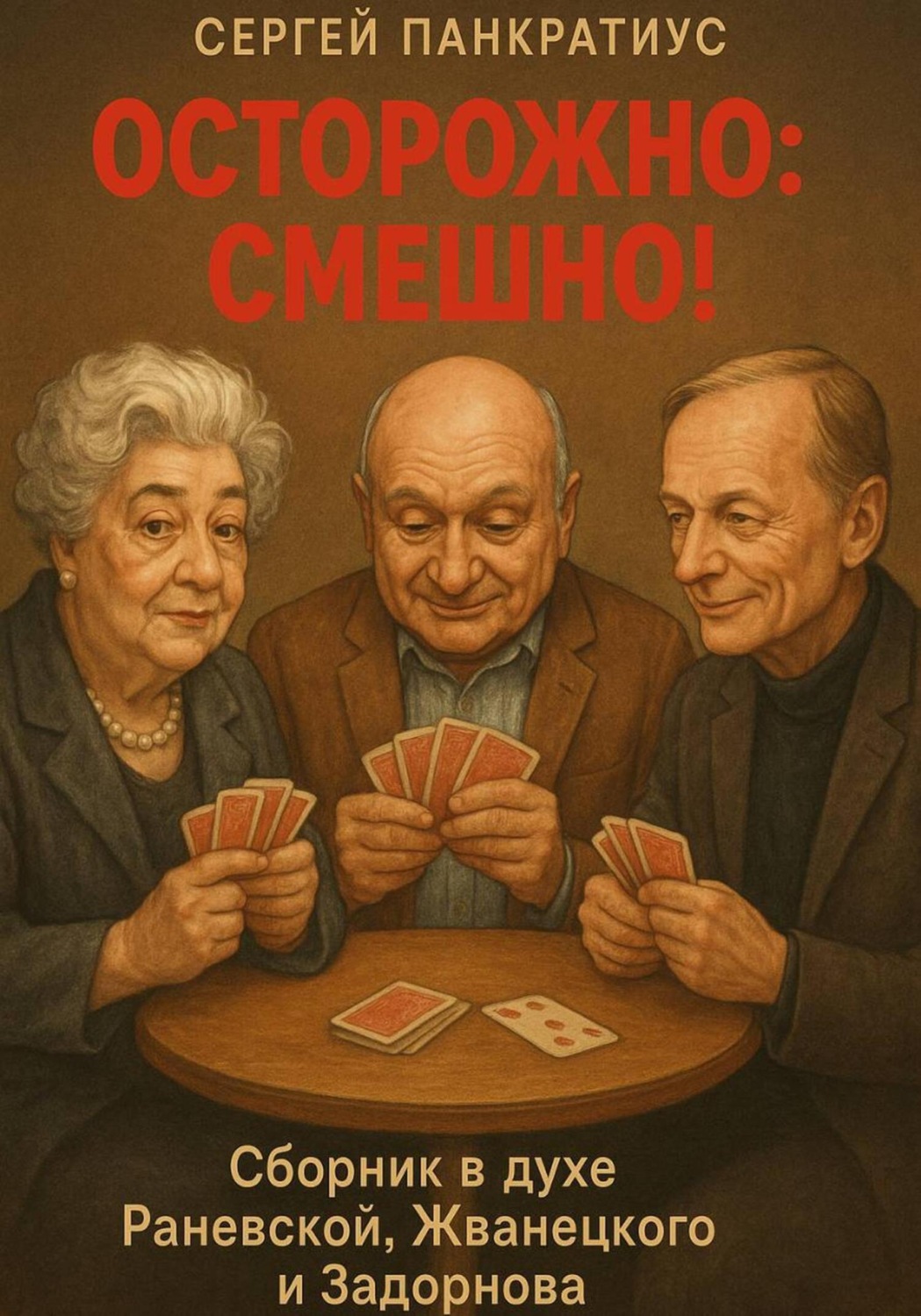 Обложка книги «Осторожно: смешно! Сборник в духе Раневской, Жванецкого и Задорнова»