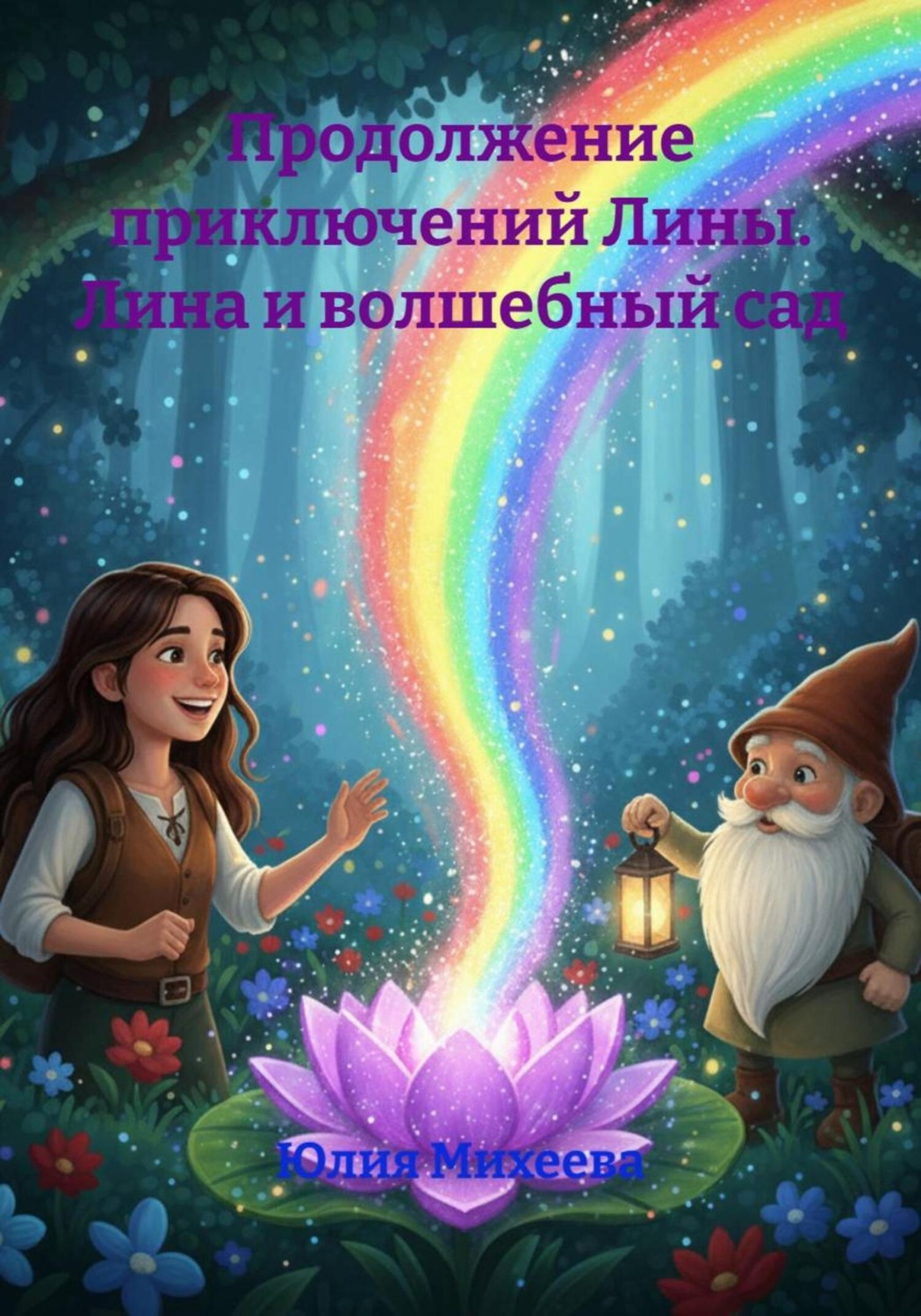 Обложка книги «Продолжение приключений Лины. Лина и волшебный сад»