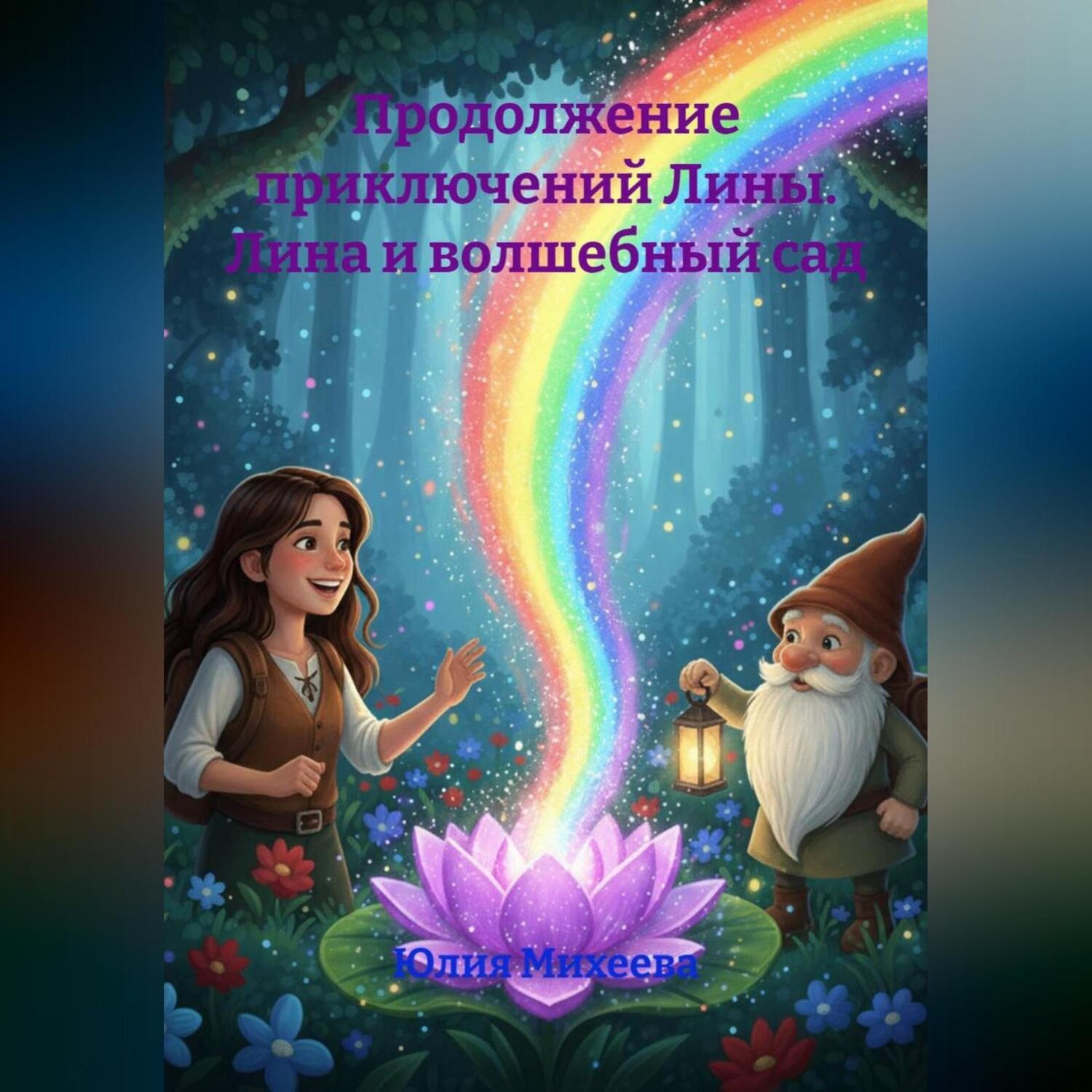 Обложка книги «Продолжение приключений Лины. Лина и волшебный сад.»