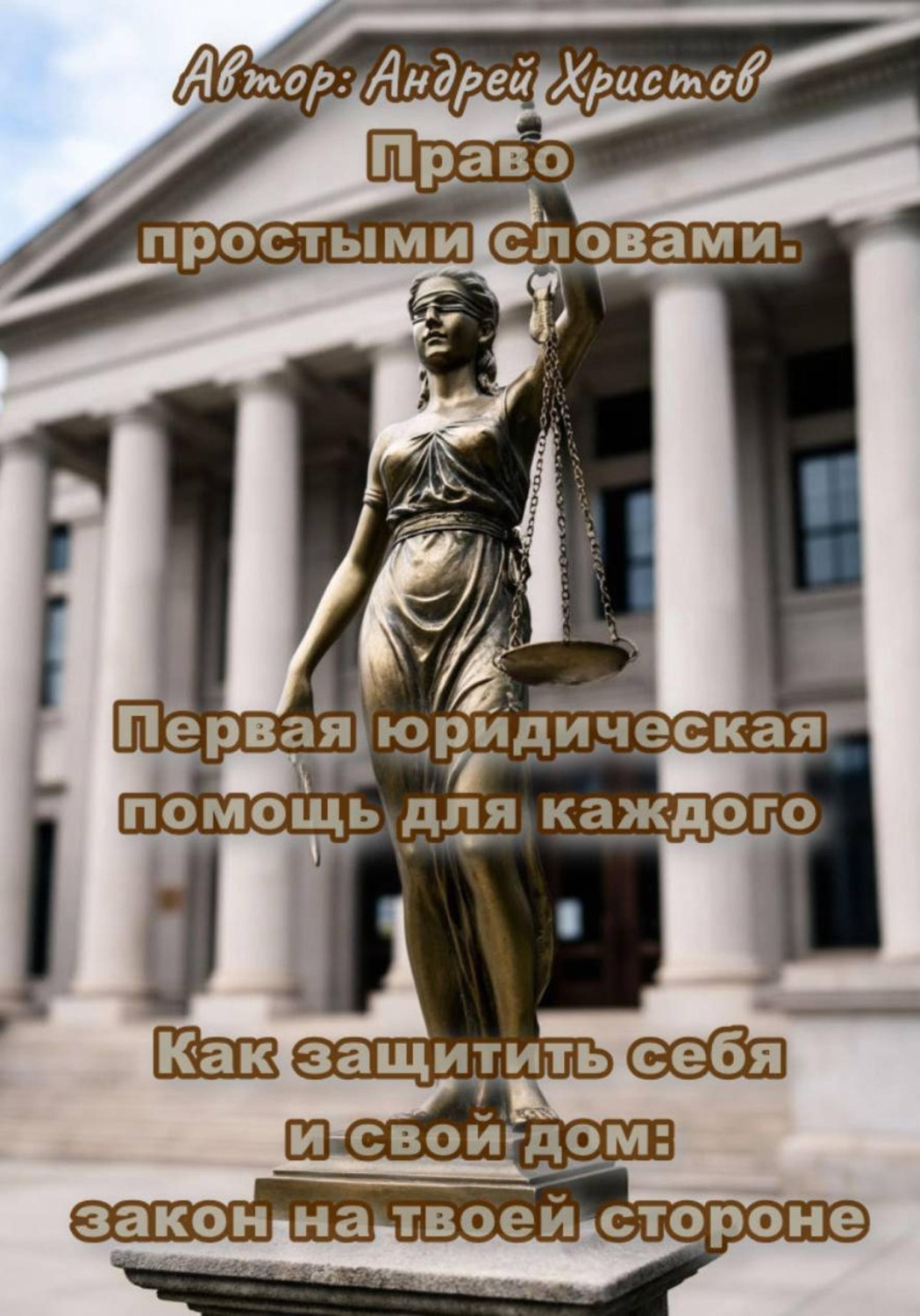 Обложка книги «Право простыми словами. Первая юридическая помощь для каждого» или «Как защитить себя и свой дом: закон на твоей стороне»