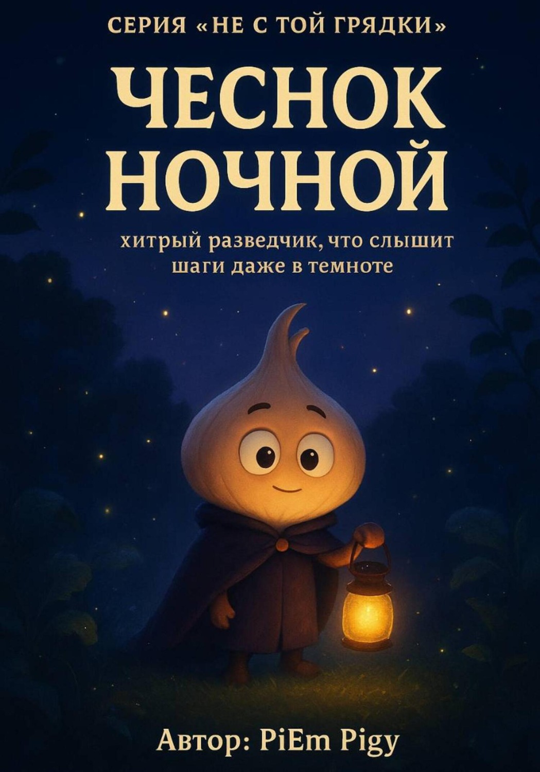 Обложка книги «Чеснок ночной. Хитрый разведчик, что слышит шаги даже в темноте»