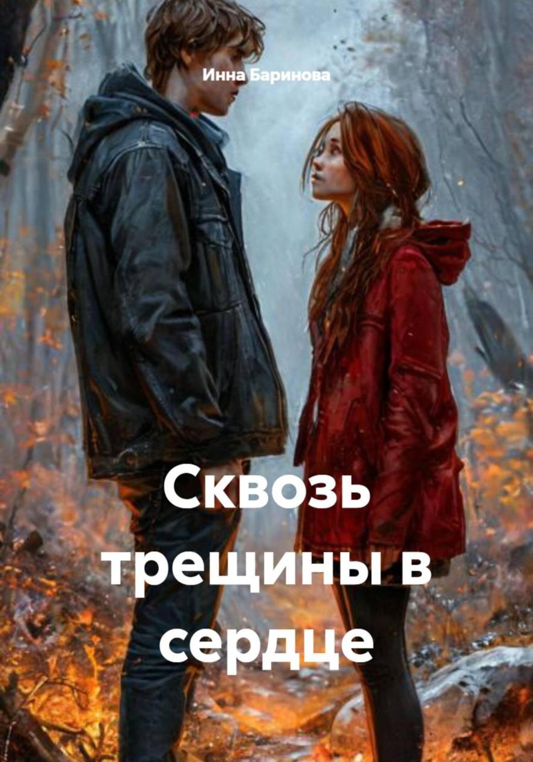 Обложка книги «Сквозь трещины в сердце»