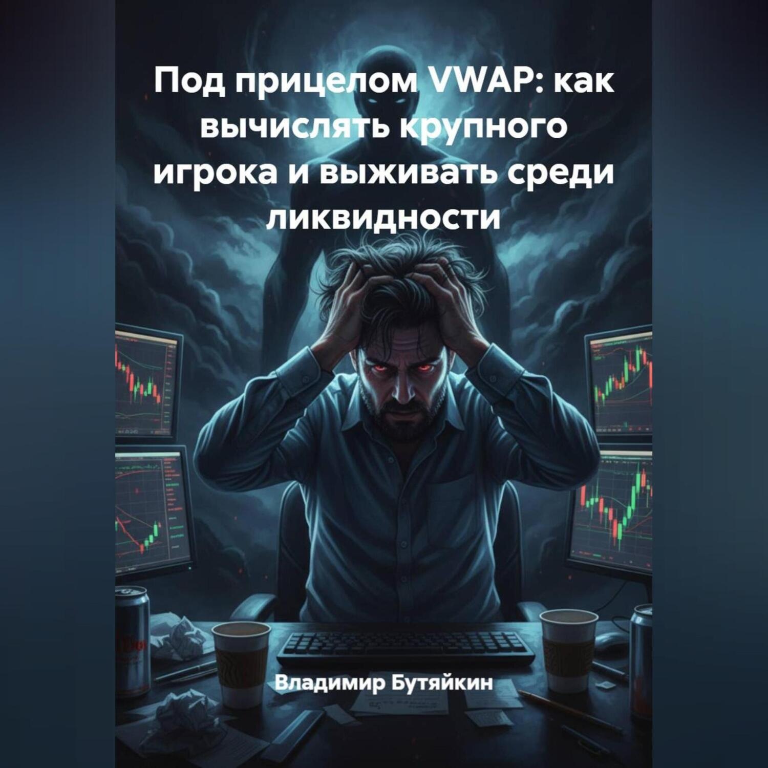 Обложка книги «Под прицелом VWAP: как вычислять крупного игрока и выживать среди ликвидности»