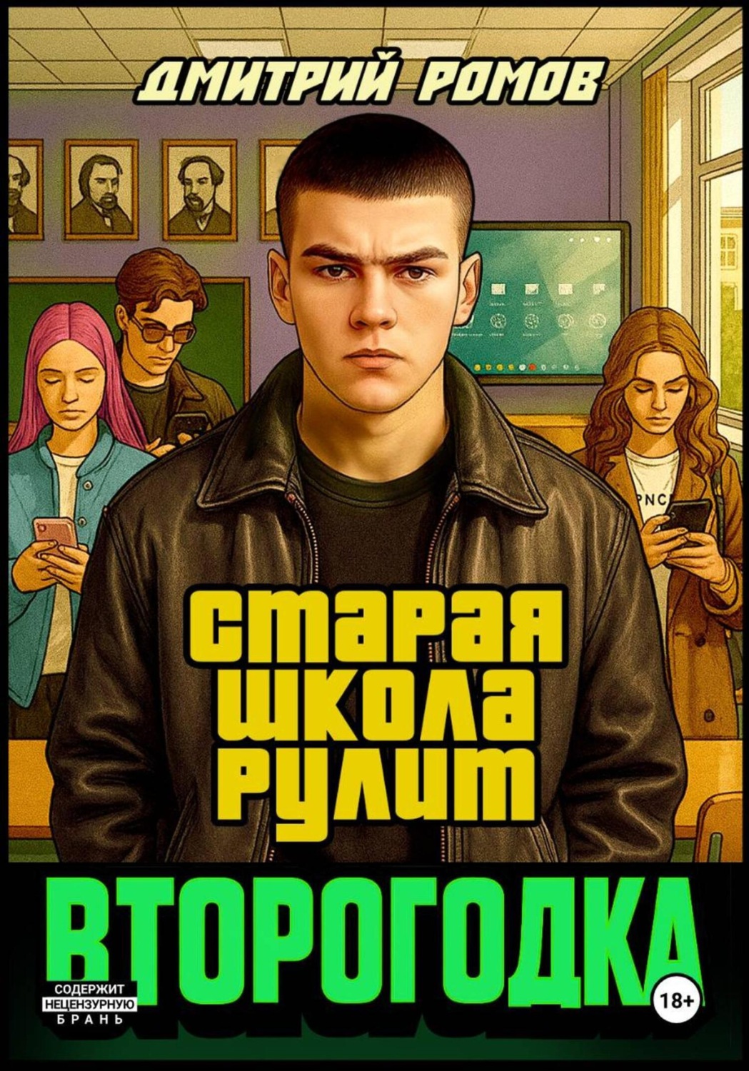 Обложка книги «Второгодка. Книга 1. Старая школа рулит»
