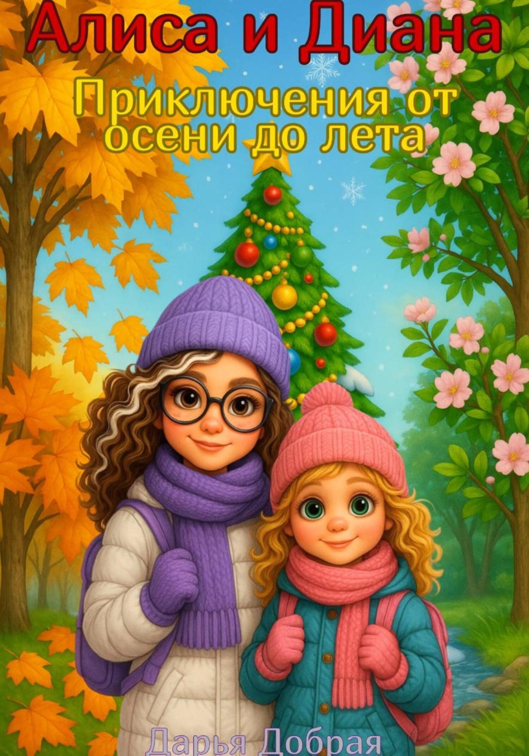 Обложка книги «Алиса и Диана. Приключения от осени до лета»