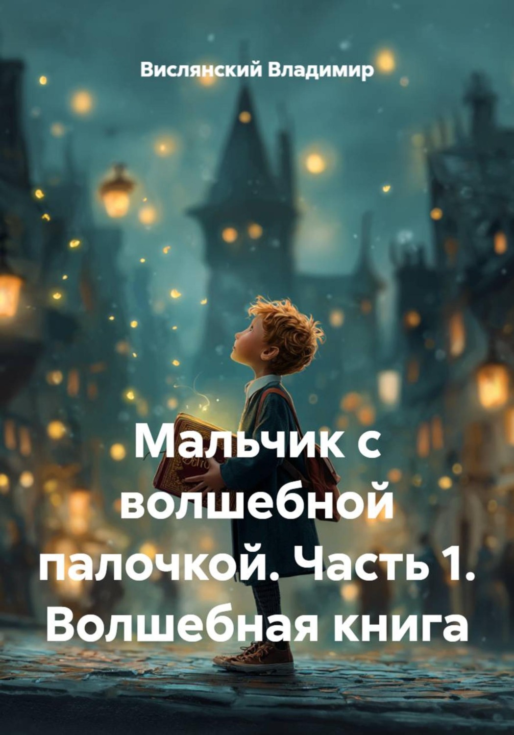 Обложка книги «Мальчик с волшебной палочкой. Часть 1. Волшебная книга»