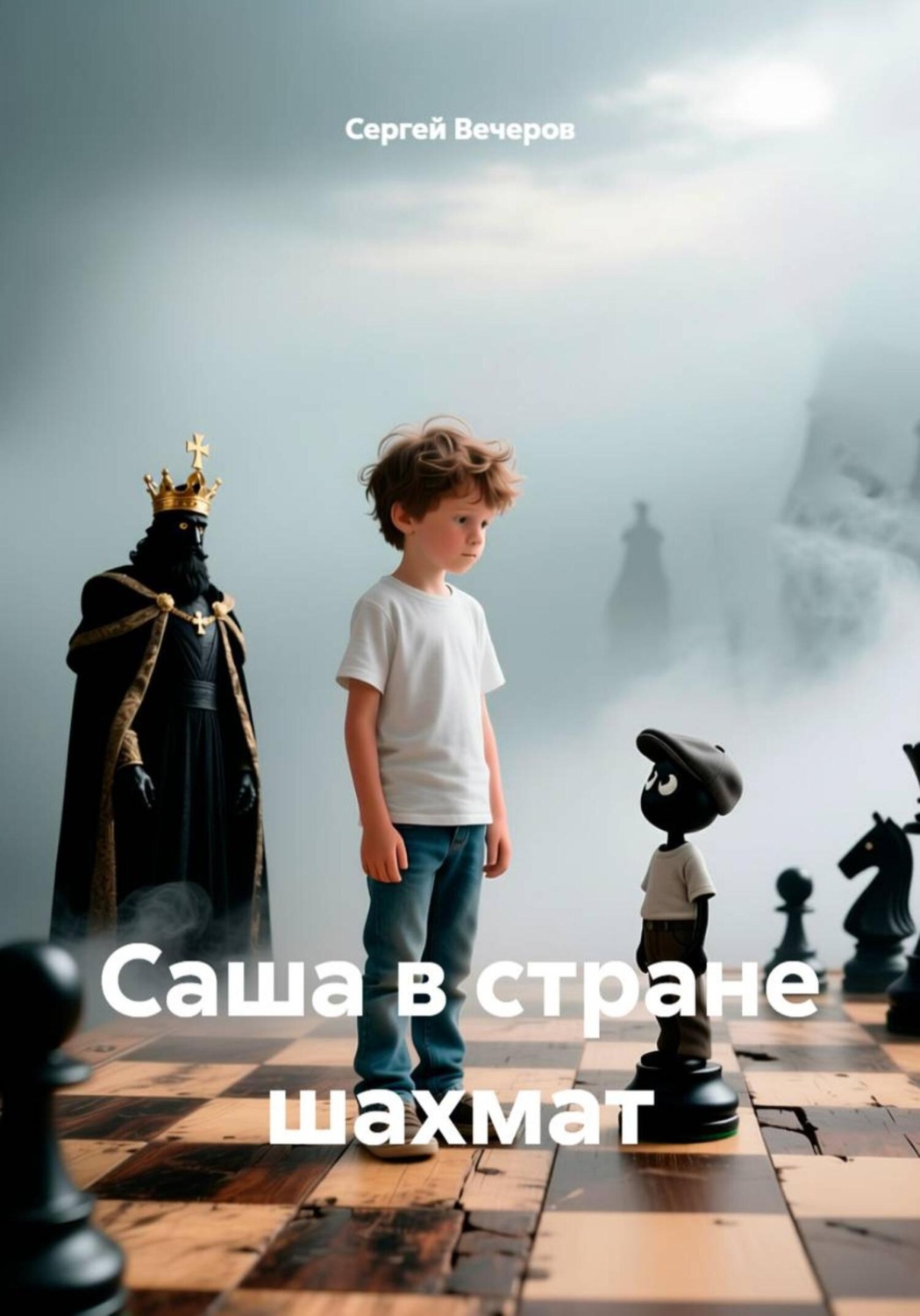 Обложка книги «Саша в стране шахмат»