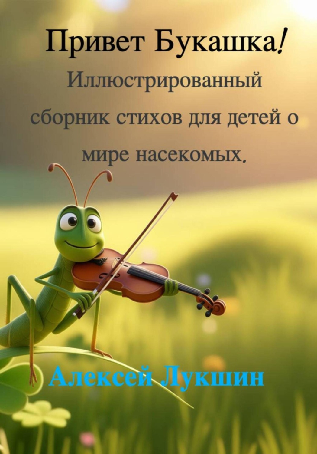 Обложка книги «Привет букашка! Иллюстрированный сборник стихов для детей»