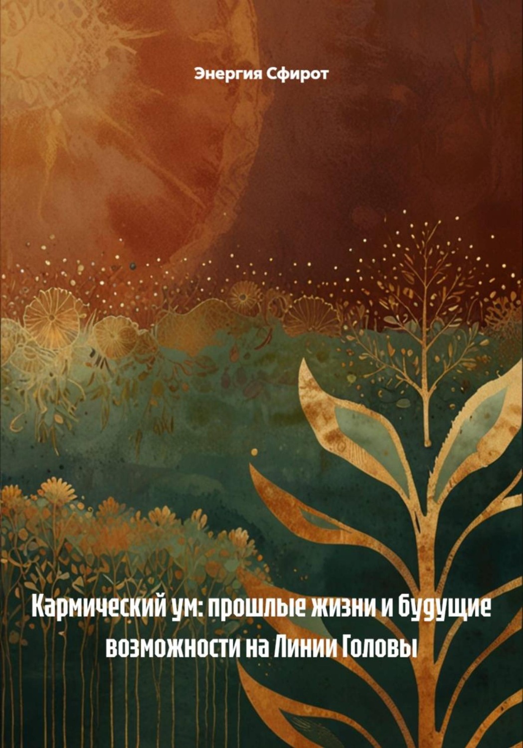 Обложка книги «Кармический ум: прошлые жизни и будущие возможности на Линии Головы»