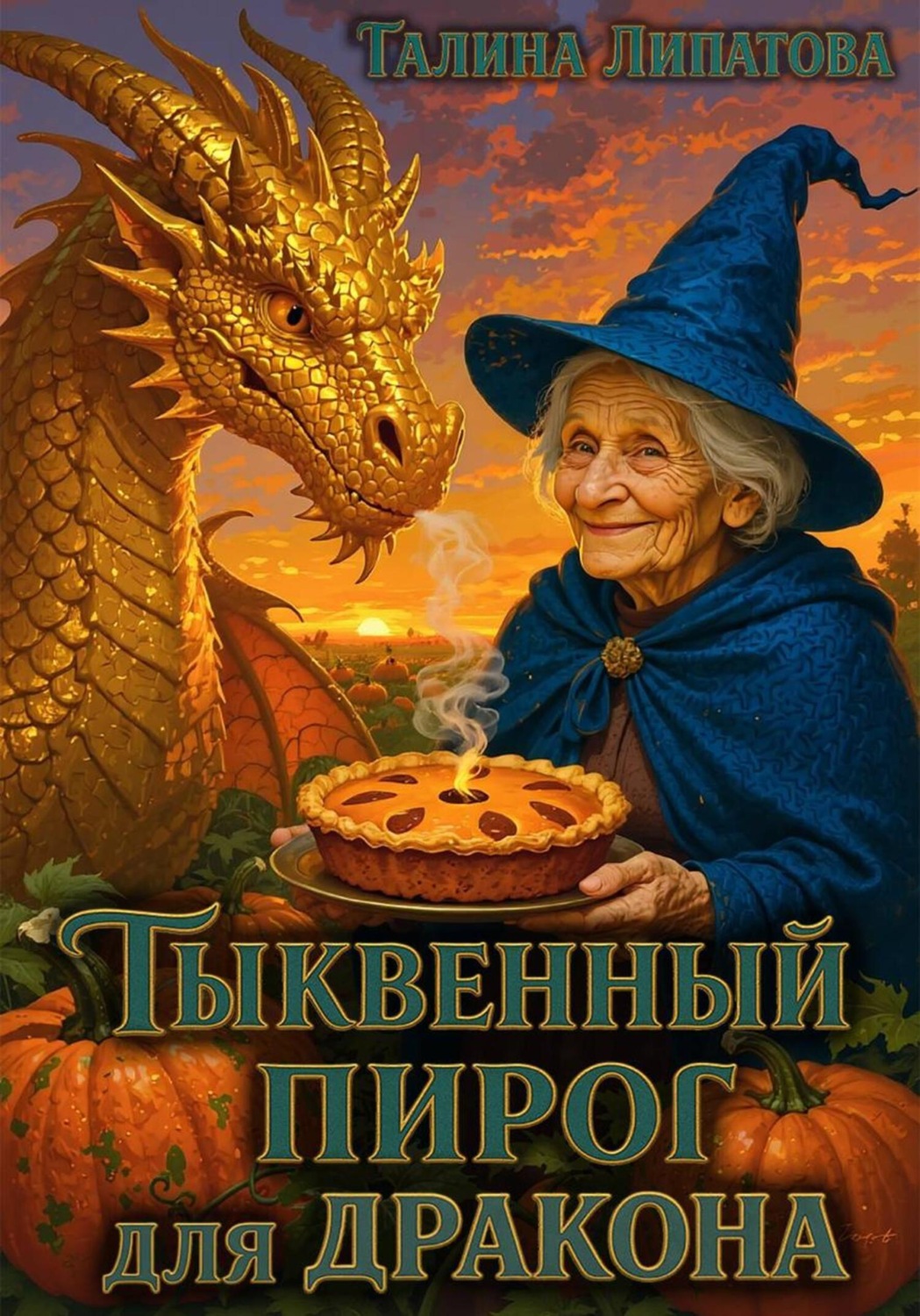 Обложка книги «Тыквенный пирог для дракона»