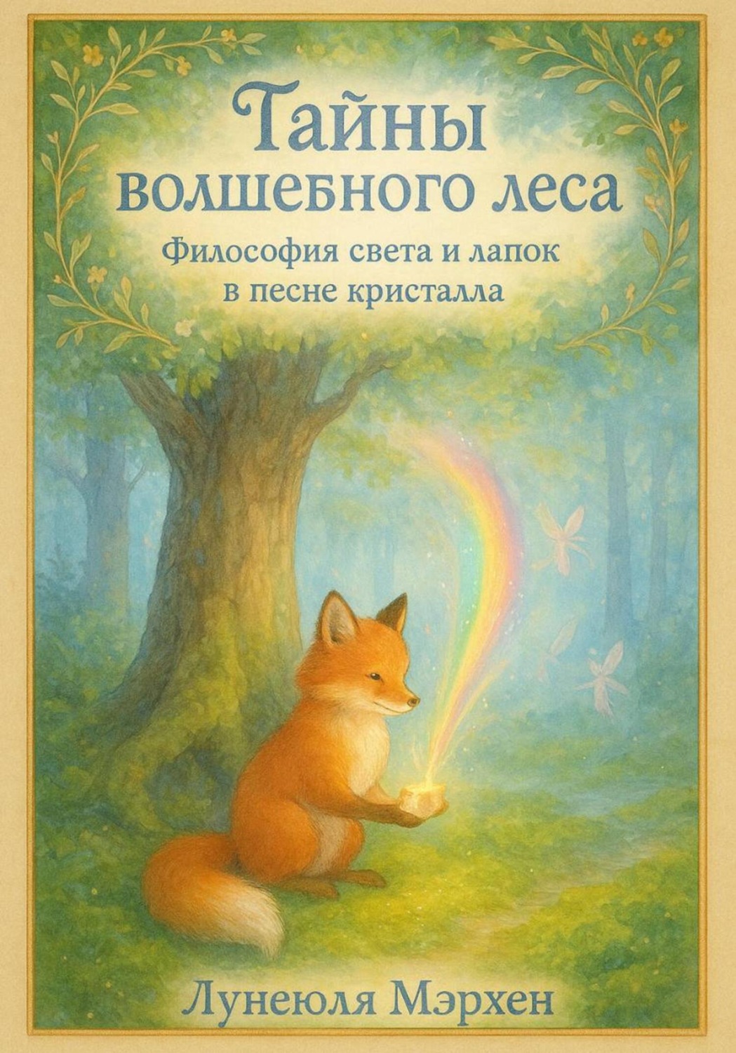 Обложка книги «Тайны волшебного леса. Философия света и лапок в песне кристалла»