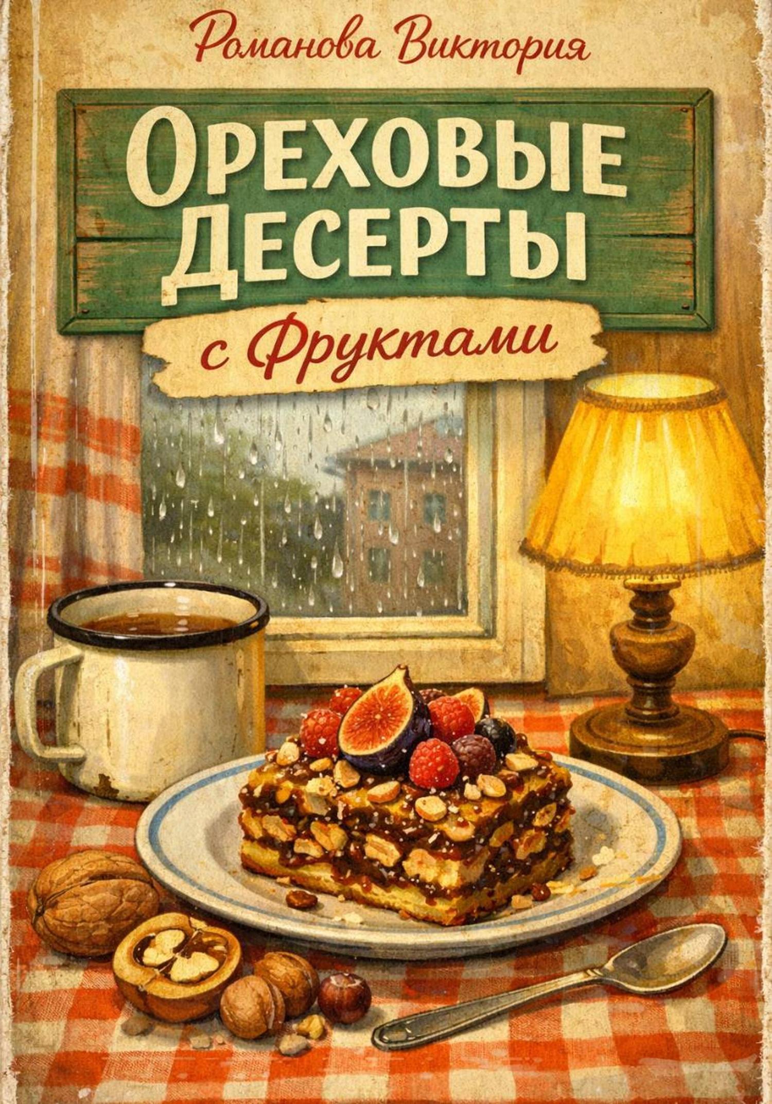 Обложка книги «Ореховые десерты с фруктами»