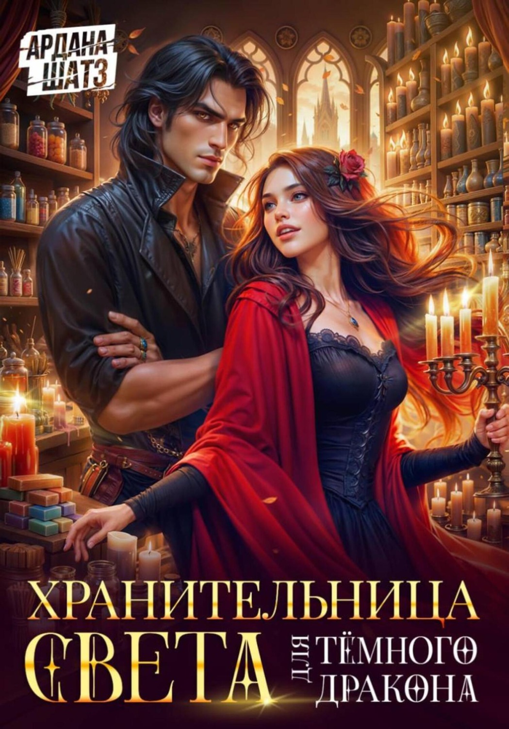 Обложка книги «Хранительница света для темного дракона»