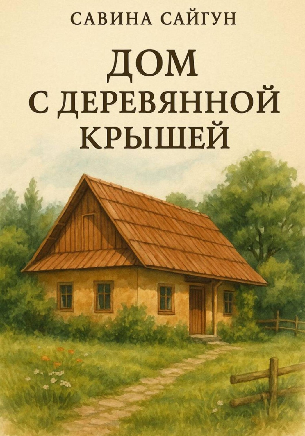 Обложка книги «Дом с деревянной крышей»