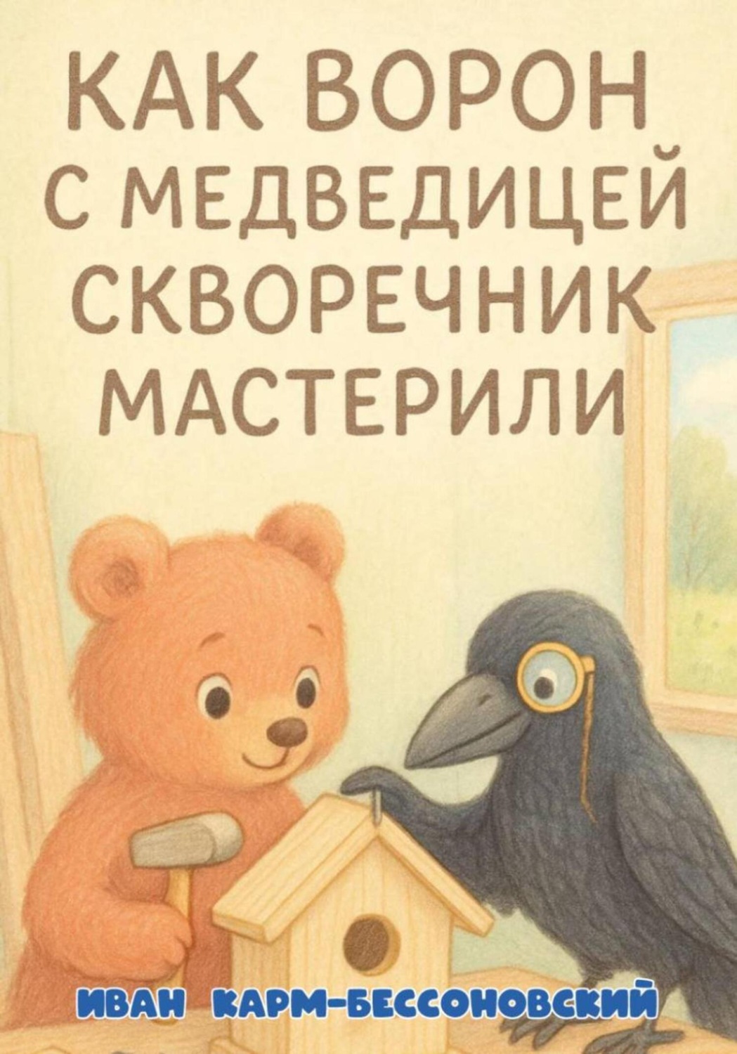 Обложка книги «Как Ворон с Медведицей скворечник мастерили»
