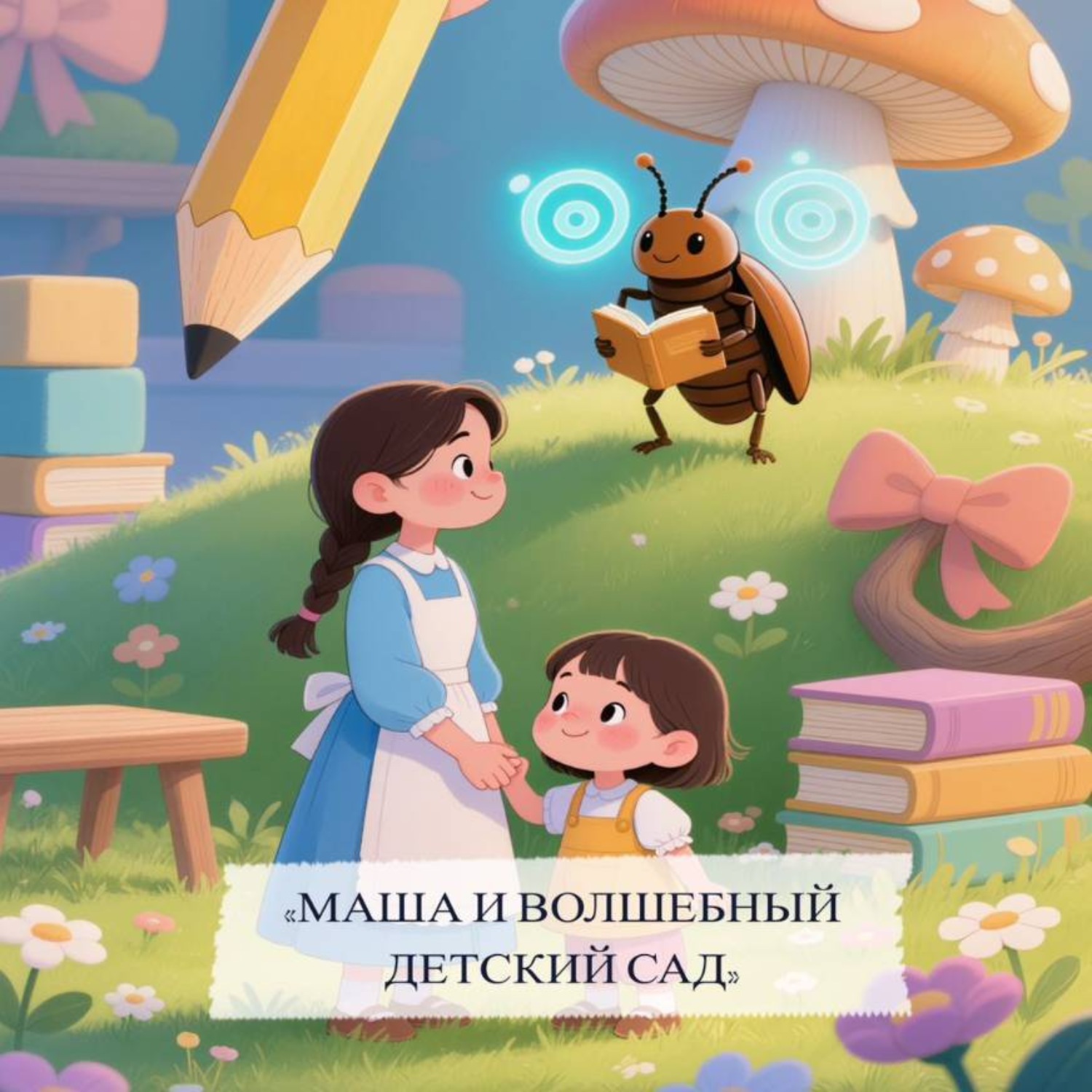 Обложка книги «Маша и волшебный детский сад»