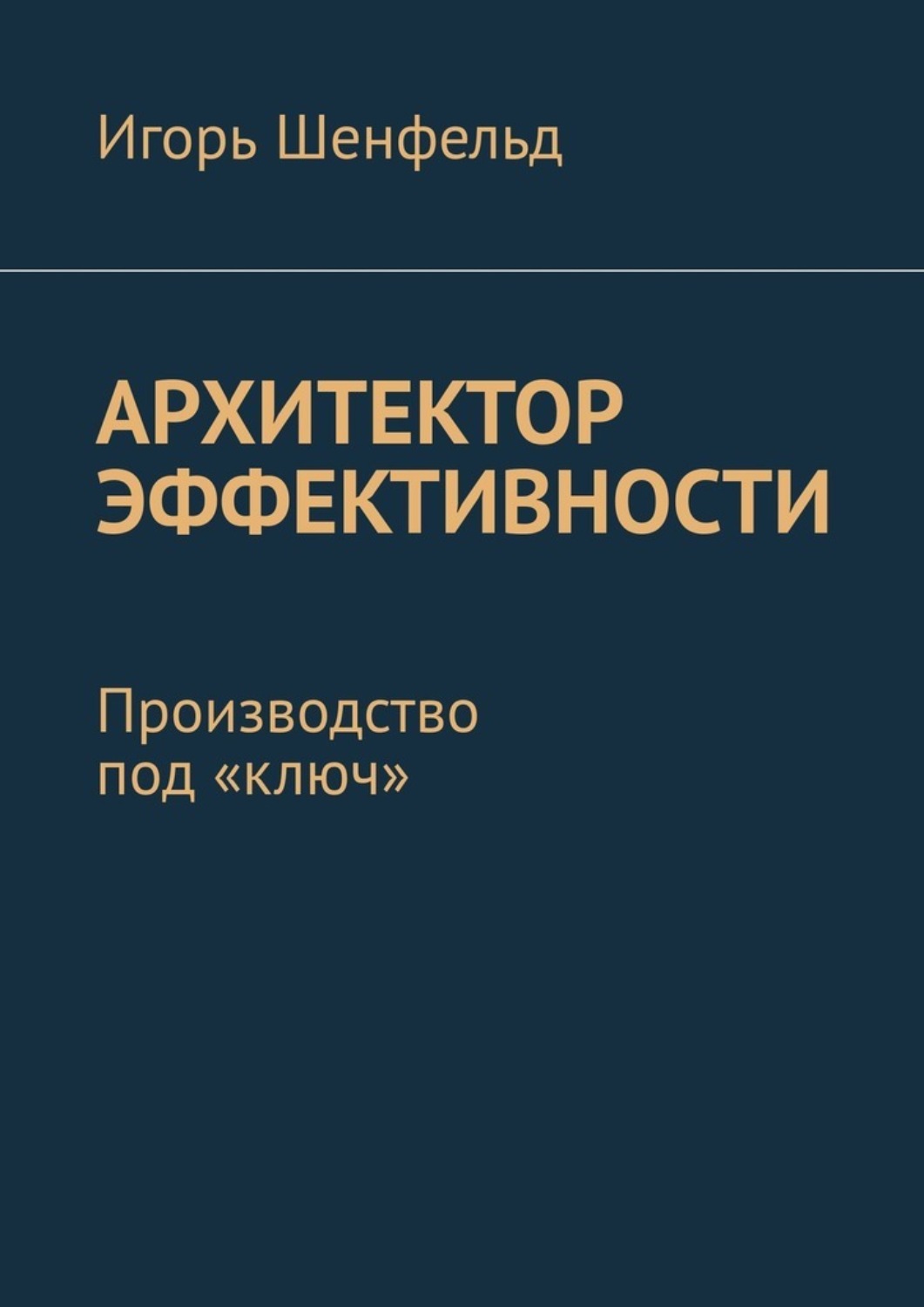 Обложка книги «Архитектор эффективности. Производство под «ключ»»