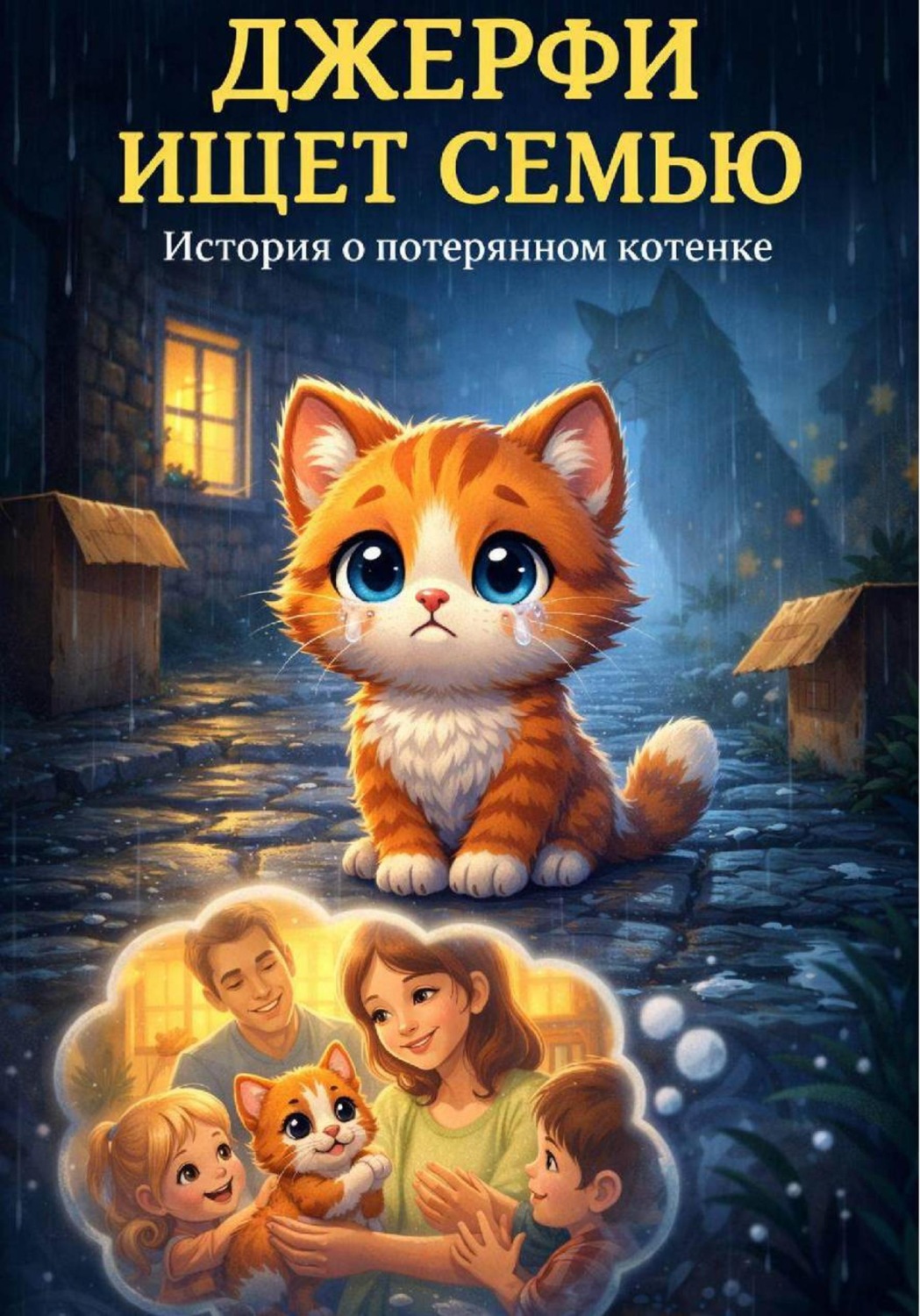Обложка книги «Странствия котенка Джерфи»