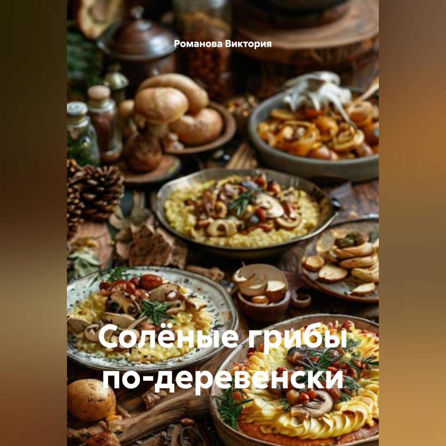 Обложка книги «Солёные грибы по-деревенски»