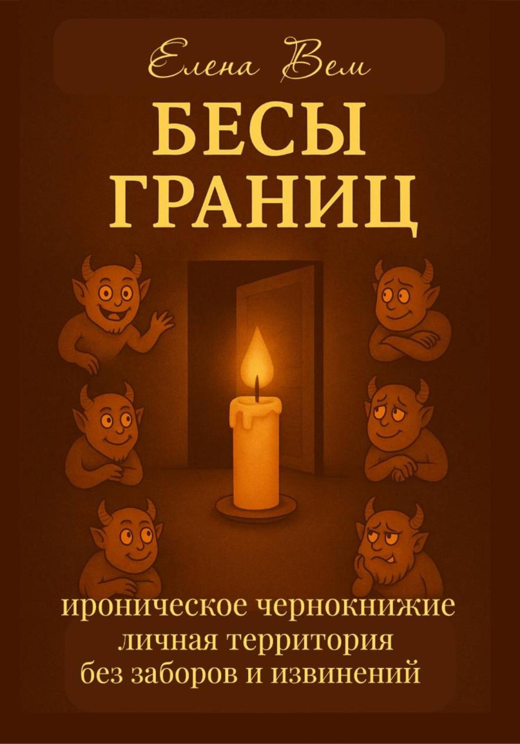 Обложка книги «Бесы границ. Ироническое чернокнижие. Личная территория без заборов и извинений»