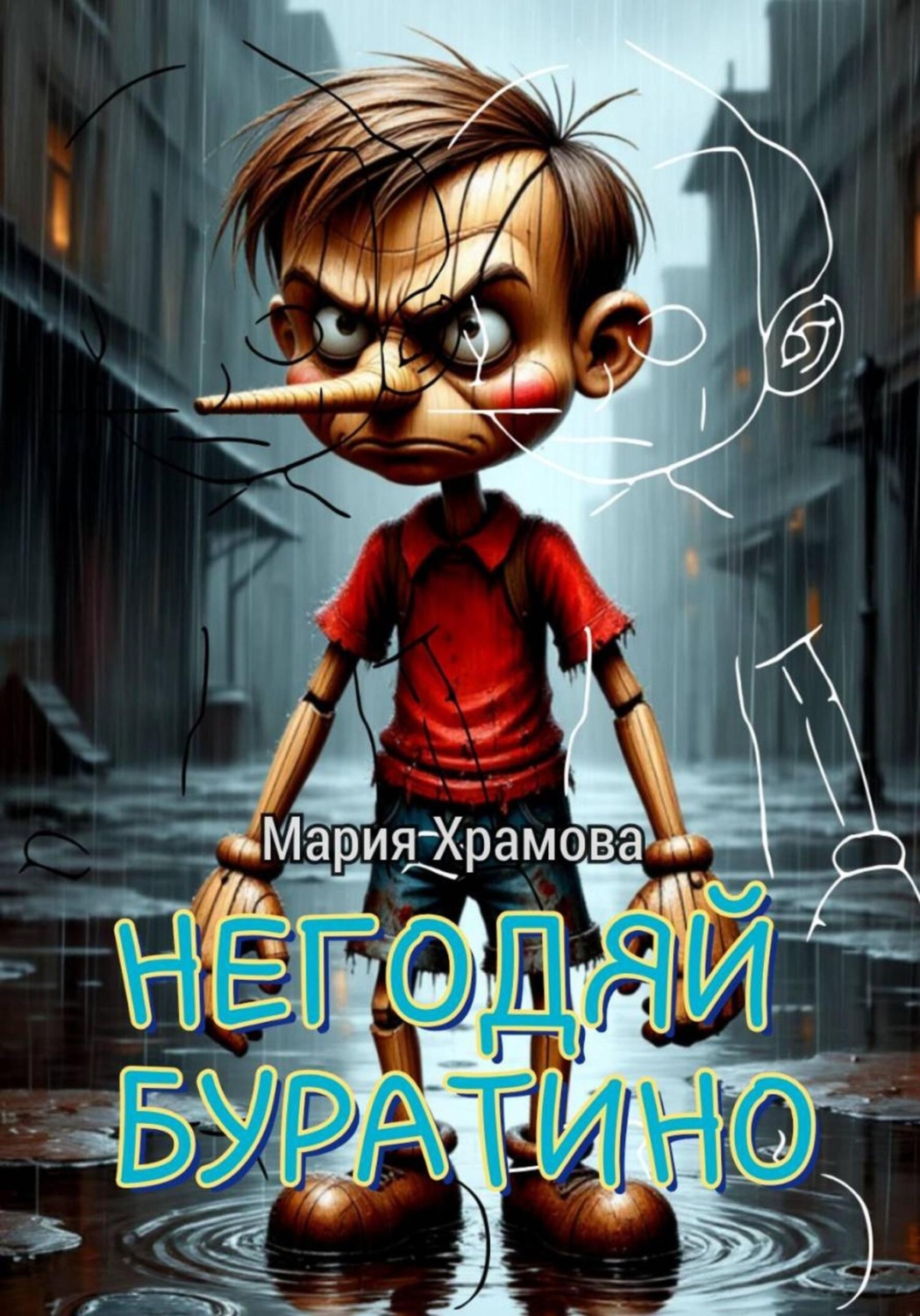 Обложка книги «Негодяй Буратино»