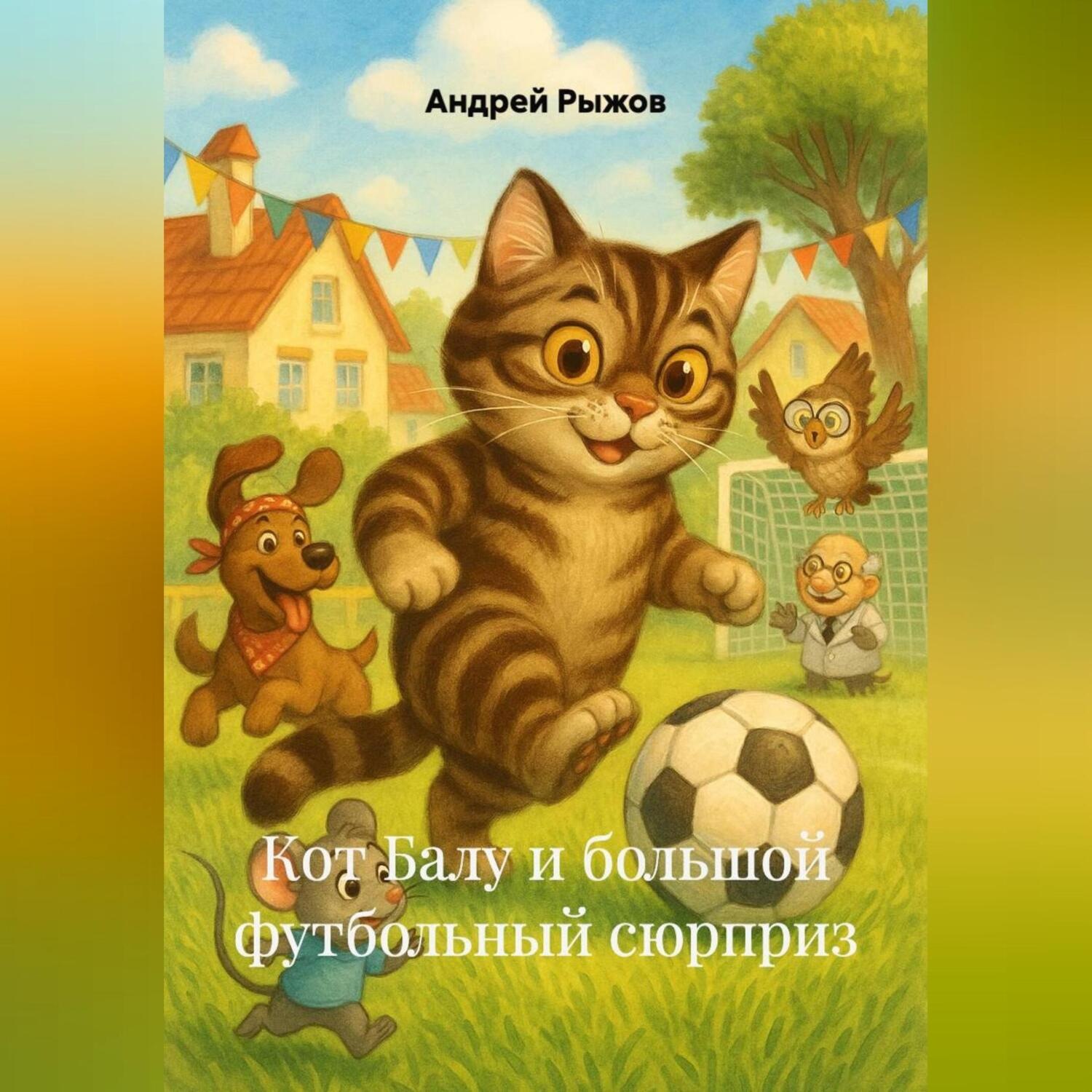 Обложка книги «Кот Балу и большой футбольный сюрприз»