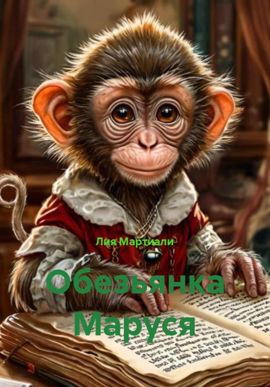 Обложка книги «Обезьянка Маруся»