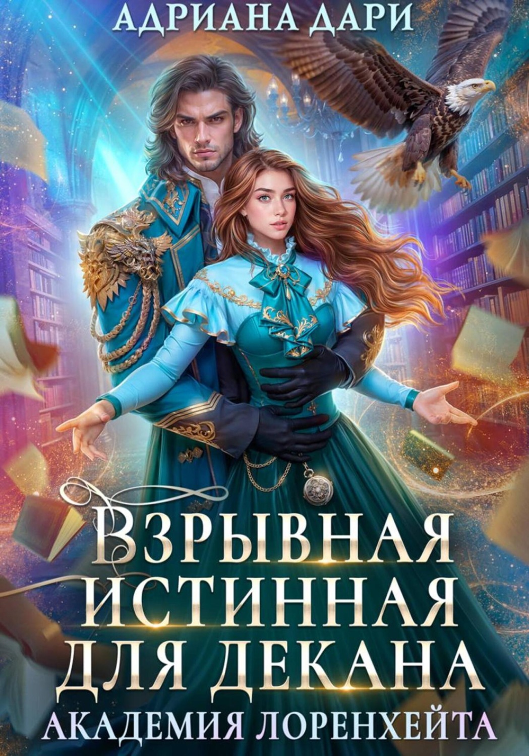 Обложка книги «Взрывная истинная для декана. Академия Лоренхейта»