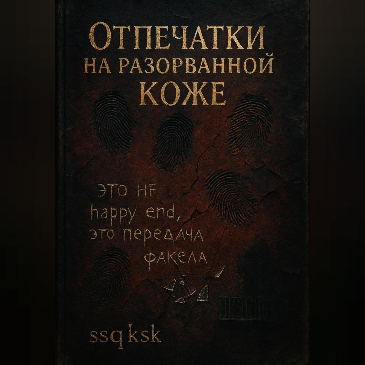 Обложка книги «Отпечатки на разорванной коже»