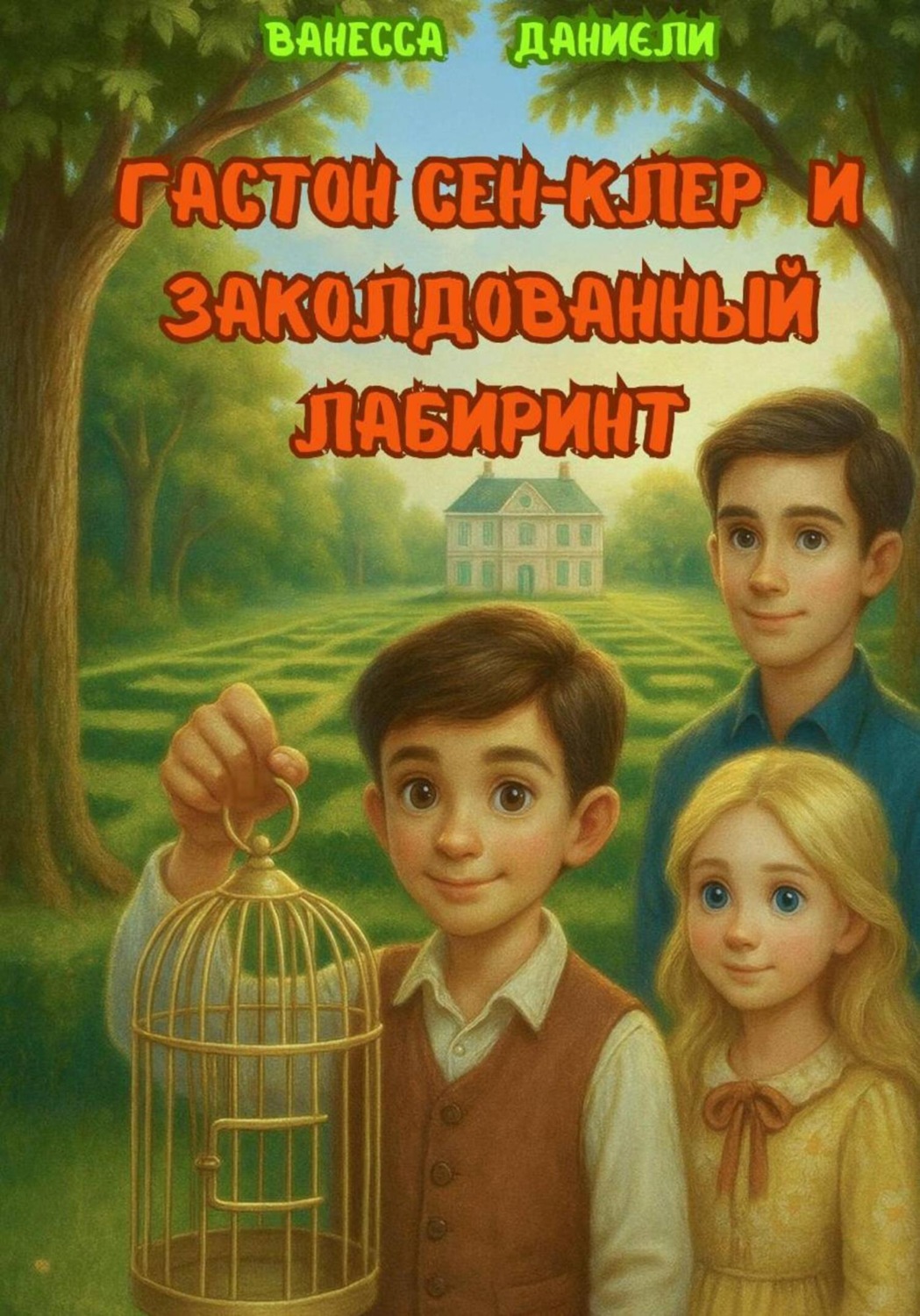 Обложка книги «Гастон Сен-Клер и Заколдованный лабиринт»