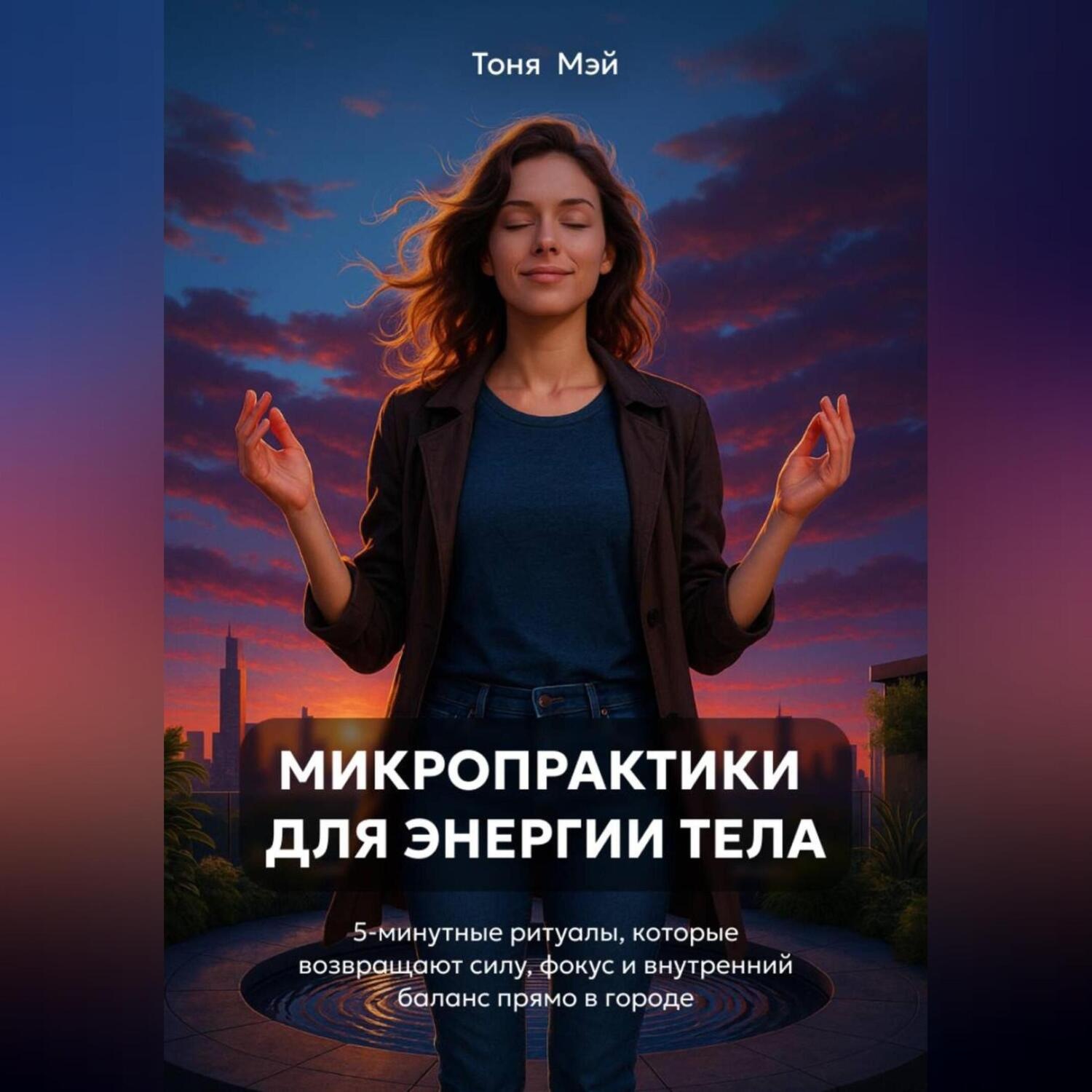 Обложка книги «Микропрактики для энергии тела: 5-минутные ритуалы в городе»