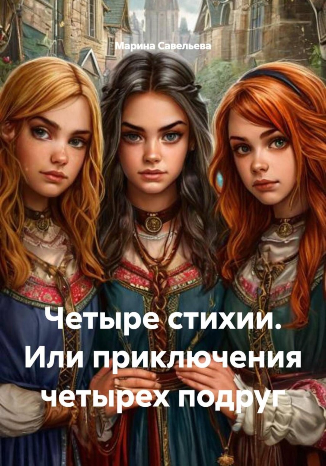 Обложка книги «Четыре стихии. Или приключения четырех подруг»