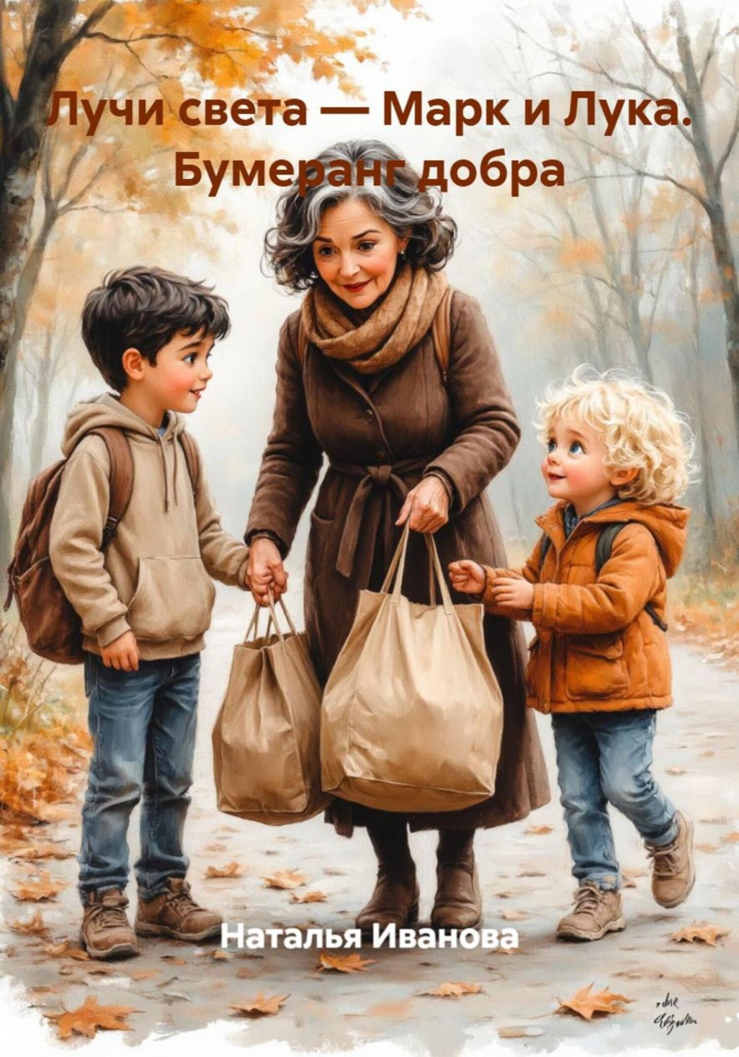 Обложка книги «Лучи света – Марк и Лука. Бумеранг добра»