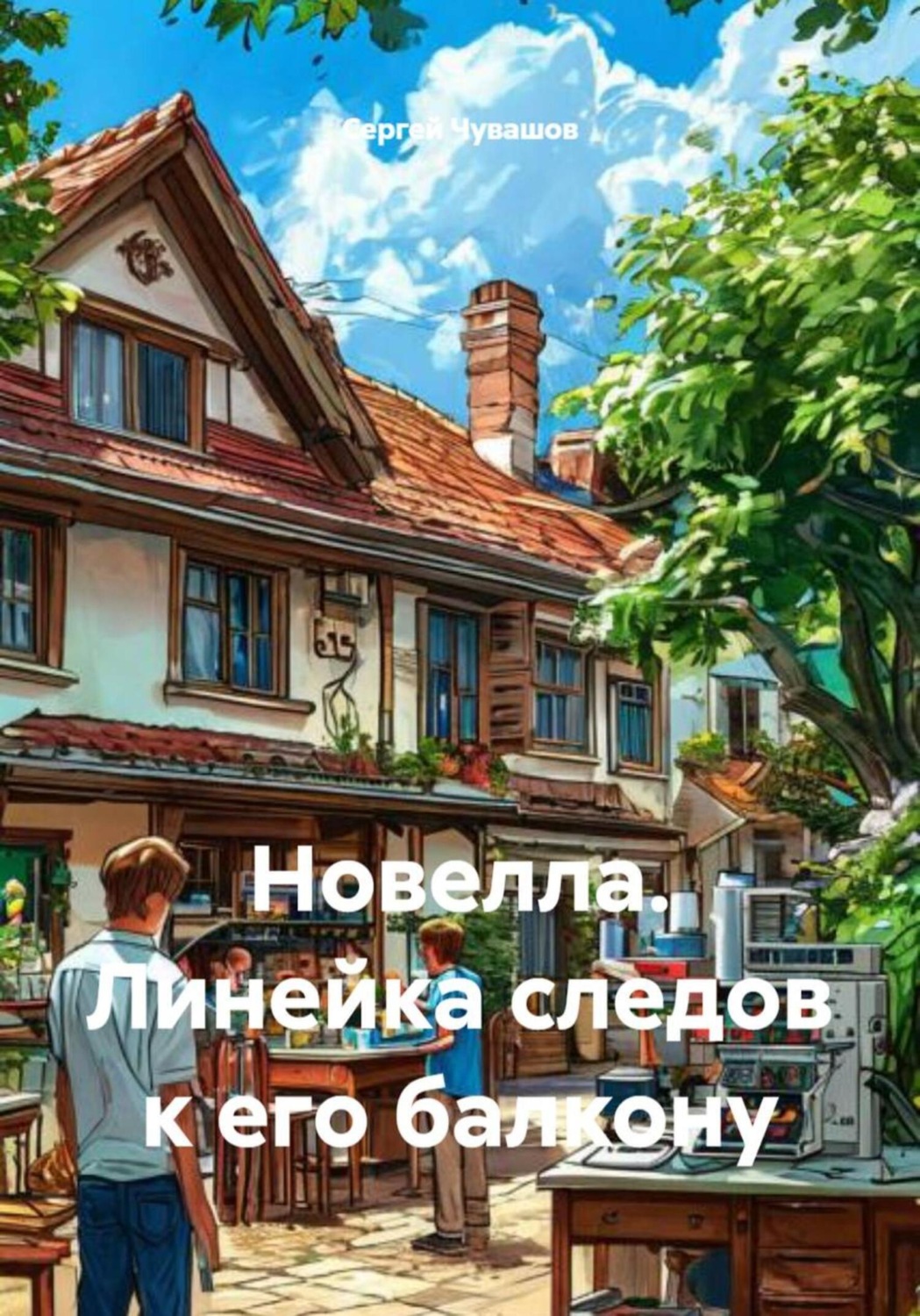 Обложка книги «Новелла. Линейка следов к его балкону»
