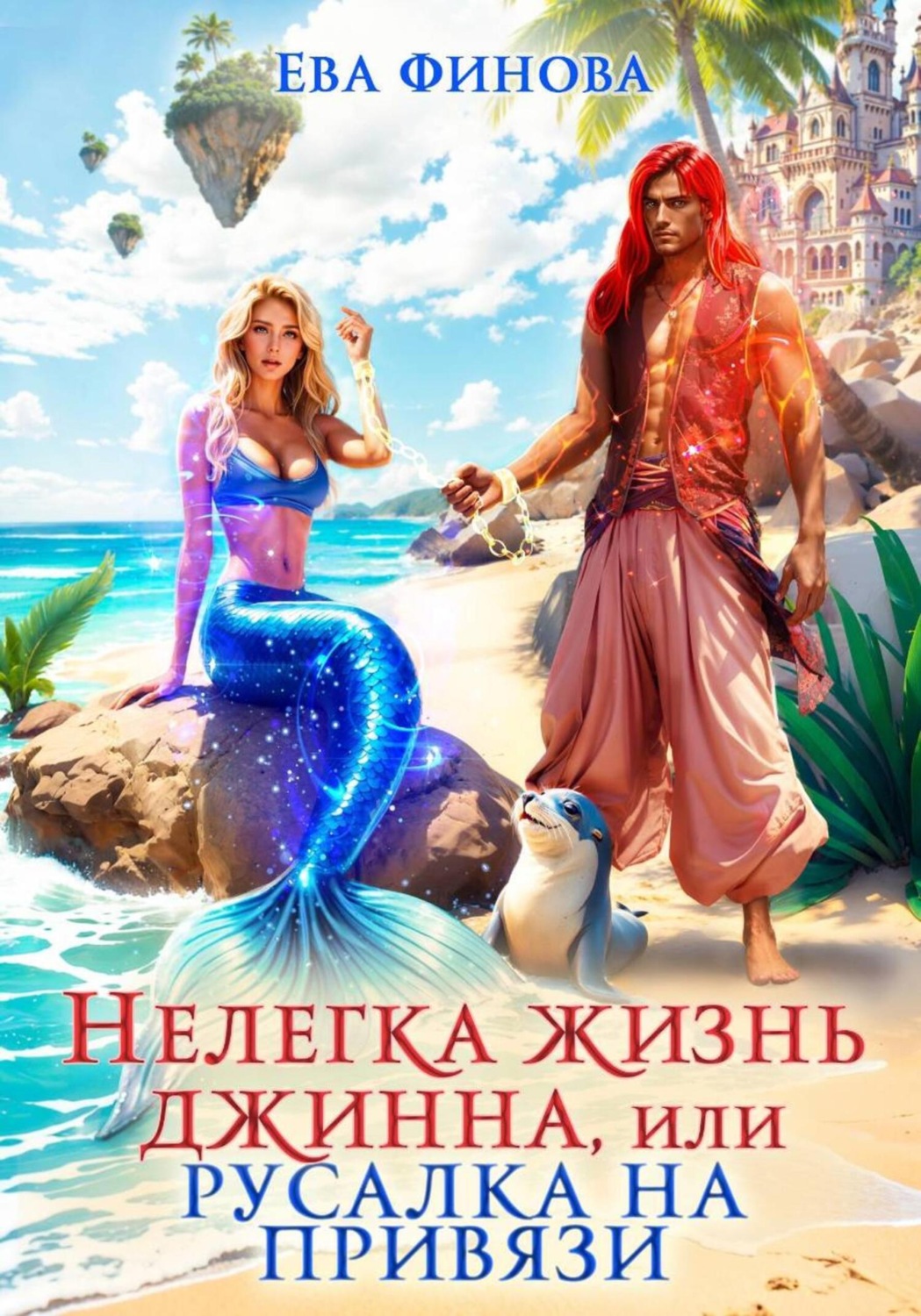 Обложка книги «Нелегка жизнь джинна, или Русалка на привязи»