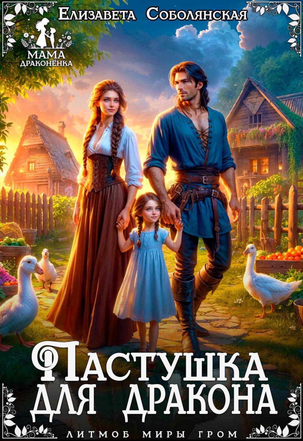 Обложка книги «Пастушка для дракона»