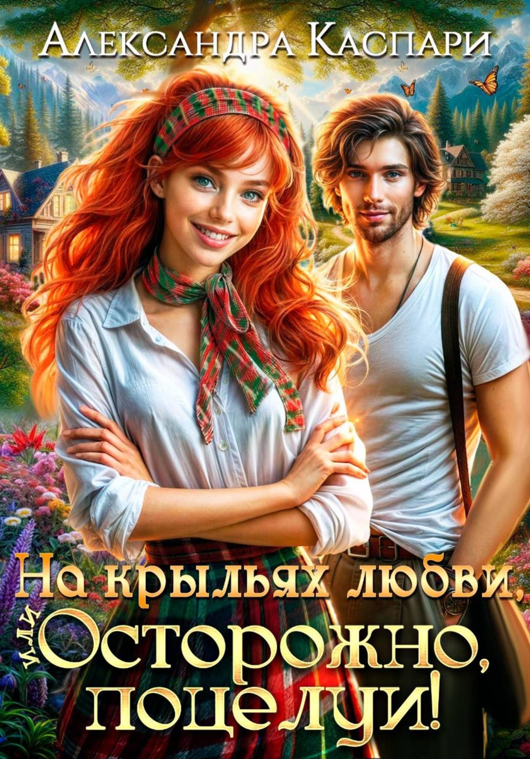 Обложка книги «На крыльях любви, или Осторожно, поцелуи!»